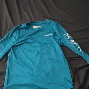 Magellan Outdoors Teal Long Sleeve Tee